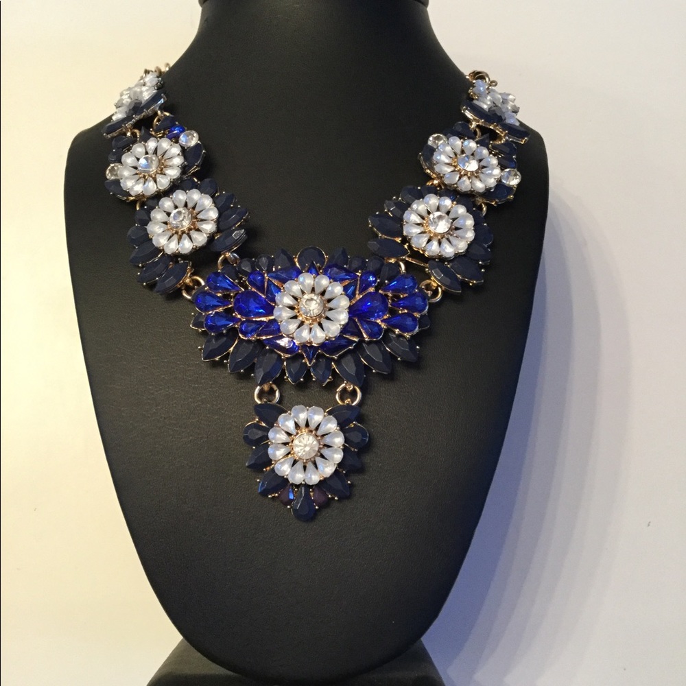 Blue Jewel Necklace